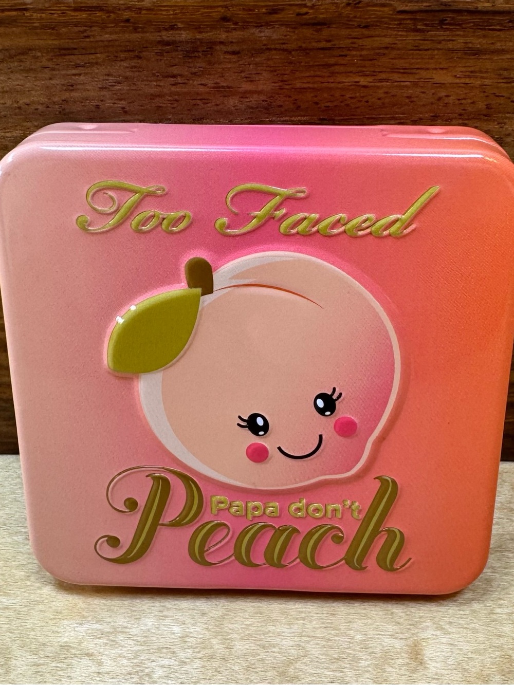 Too Faced Peach-Infused Blush Tin – Pink Peach Gradient